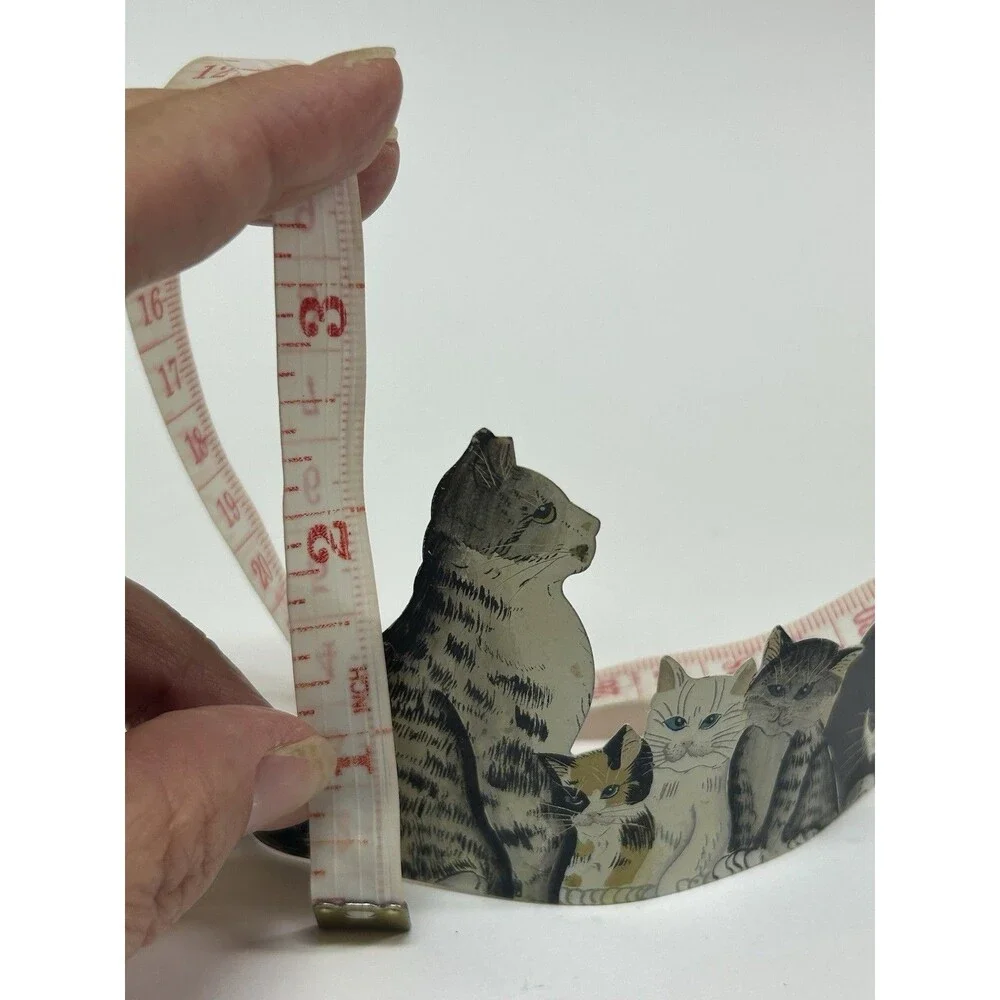 Kitty Ohio Wholesale Cute Cats Bendable Tail Vintage Rare Cottage Core Metal